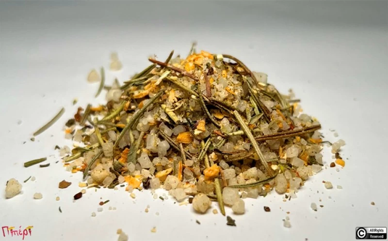 Ανθός αλατιού με μυρωδικά  1