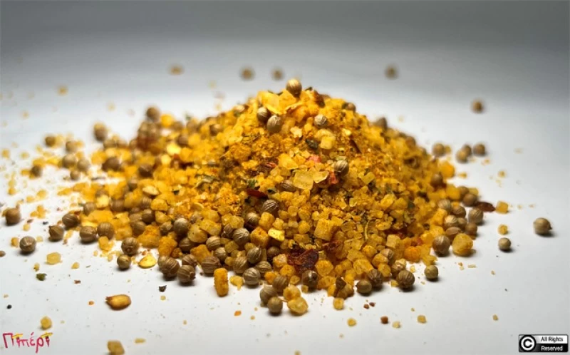 Ανθός αλατιού με μπαχαρικά για BBQ. 1