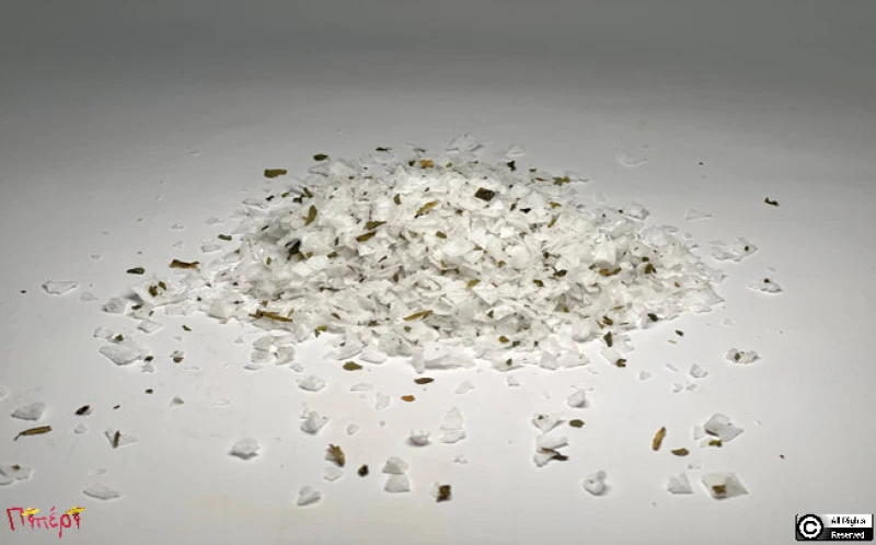 Ανθός Αλατιού με Άγριο Σκόρδο, fleur de sel with wild garlic. 1