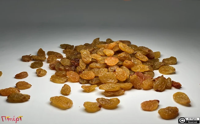 Σταφίδα Ξανθιά Σουλτανίνα Κρήτης, χωρίς ζάχαρη. 1