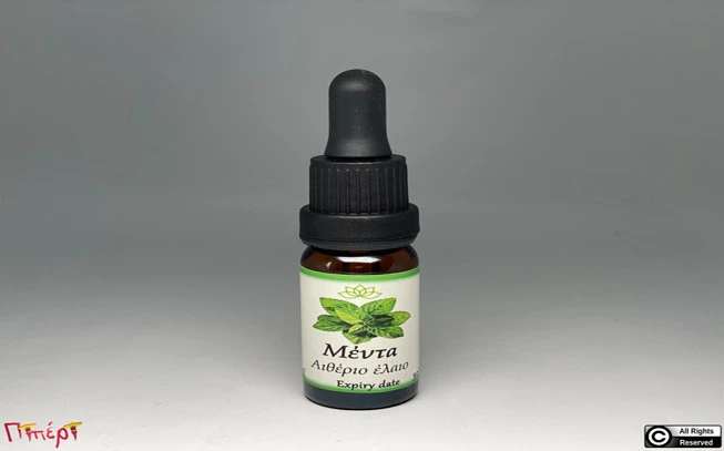Peppermint essential oil, peppermint,  glíchon, glyfóni, kalamíthra , peppermint, (mentha x piperita). 1