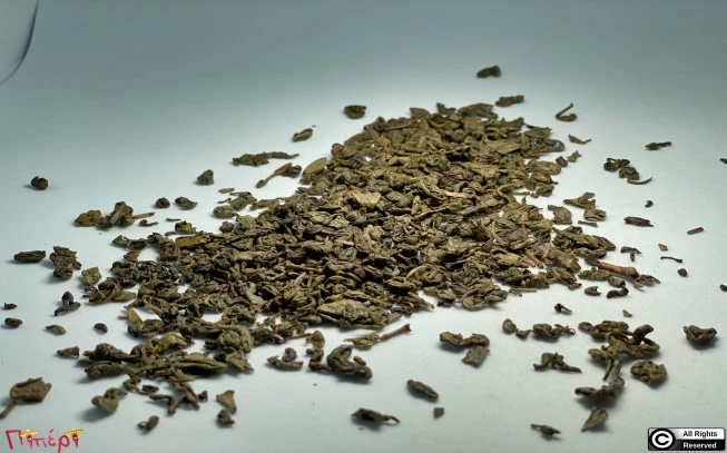  Green tea Gunpowder, ( Camellia sinensis ). 1