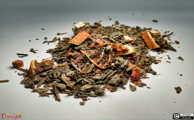 Aromatic green tea Smelly garden. 1