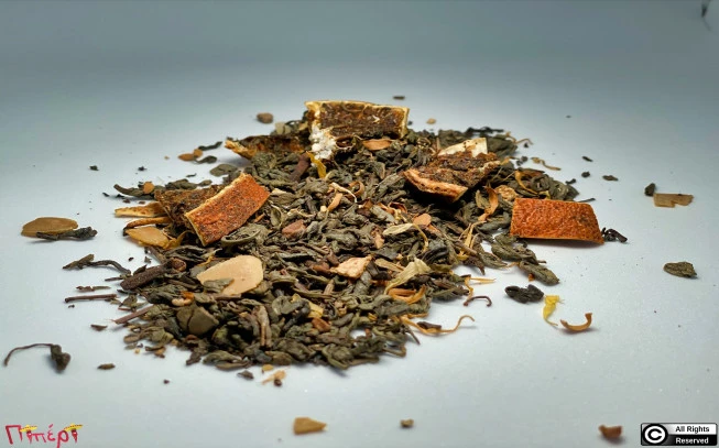 Aromatic green tea Christmas. 1